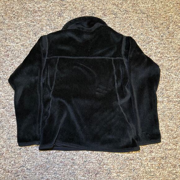 Patagonia Women’s Re-Tool Snap T Fleece Polartec Pullover Jacket Sz M Black - Picture 2 of 5